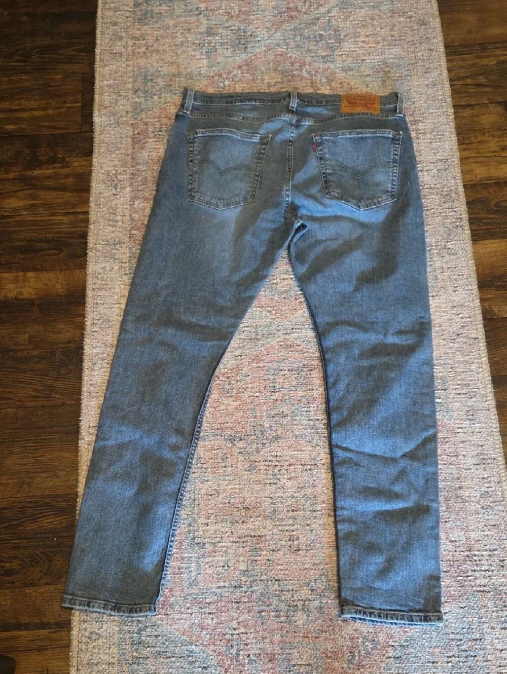 Levi's Slim Straight Jeans in Faded Blue Denim